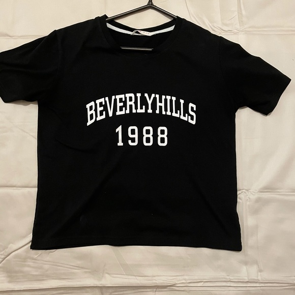 SHEIN Pants - short sleeve black shirt